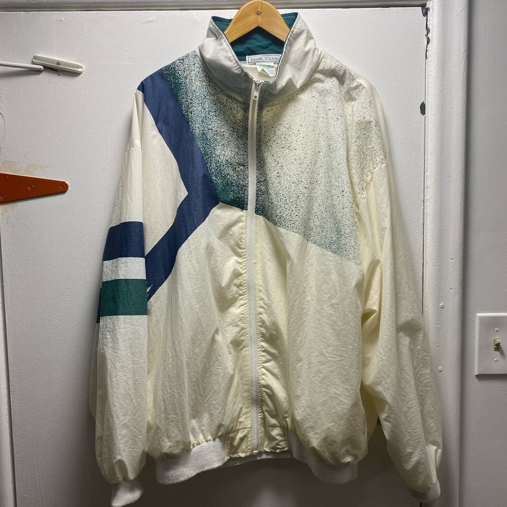 Izod Club retro windbreaker